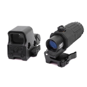 Red/Green Dot Sight with 3X Quick-Detach Magnifier