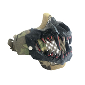 Half Face Skull Mask