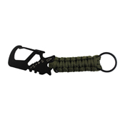 Outdoor Paracord Carabiner Keychain