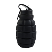 Collapsible Grenade Water Bottle and Keychain