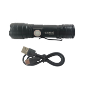 Telescopic Zoom LED Flashlight