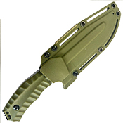 FieldCore Black Tactical Fixed Knife