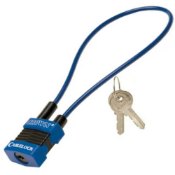 Lock Cable Gun Crowned Keyed - 15 Inch