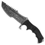 Etched Wartech Huntsman Fixed Knife