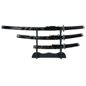 Samurai Sword Set w/Stand 3 Piece