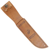 Ka-Bar Leather Handle Utility Knife w/ Sheath