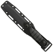 Short Tanto Blade Fixed Knife w/ Hard Plastic Sheath