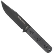 Ka-Bar EK Short Clip Point Fixed Knife w/ Black Sheath 