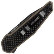 Fraxion G10 & Carbon Fiber Overlay Handle Folding Knife