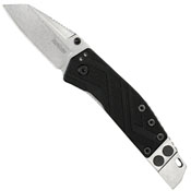 Kershaw Barge Stonewash Finish Wharncliffe Blade Folding Knife