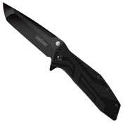 Brawler Black-Oxide Coated Tanto Blade Folding Knife