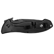 CQC-9K Drop-Point Black-Oxide Coated Folding Blade Knife