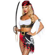 Charming Wicked Wench Pirate Costume