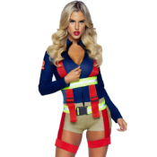 Charming Hot Zone Honey Firefighter Costume