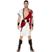 Attractive Men's Roman Emperor Caesar Costume 