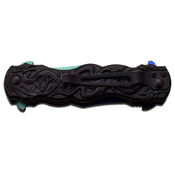 Dark Side Dual Blades Aluminum Handle Folding Knife