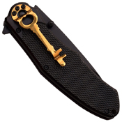 Dark Side Blades A050 Drop-Point Blade Folding Knife