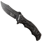 Dark Side Blades 3Cr13 Steel Plain Edge Folding Knife
