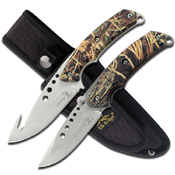 Elk Ridge Hunting Knife Set with Lanyard Hole