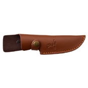Elk Ridge Wood Handle Fixed Blade Knife w/ Leather Sheath