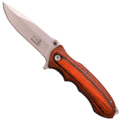 Elk Ridge ER-A160 Pakkawood Handle Folding Knife