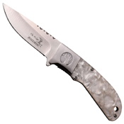 Elk Ridge Stamped Stainless Steel Bolster Folding Knife