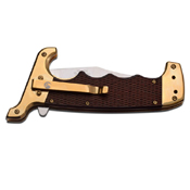 Elk Ridge 3.75 Inch Blade Pakkawood Handle Folding Knife