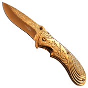 Femme Fatale Ti-Coated Handle Folding Knife
