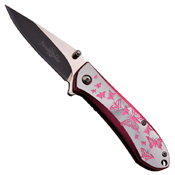 Femme Fatale A010LB Aluminum Handle Folding Knife
