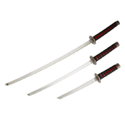 JS-697 Samurai Sword 3 Pcs Set with Display Stand