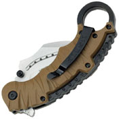 US Marines A1019 Half Serrated Edge Blade Folding Knife