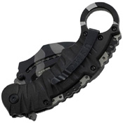 US Marines A1019 Half Serrated Edge Blade Folding Knife