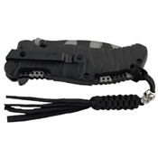 US Marine 3.5 Inch Half Serrated Edge Folding Blade Knife