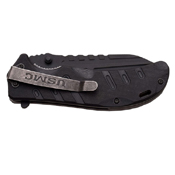 US Marines Half Serrated G10 Handle Folding Knife 