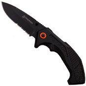 MTech USA Marines Black Anodized Aluminum Handle Folding Knife