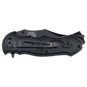 Masters Collection Lasered Dragon Folding Knife