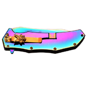 Master Collection Laser Etch Blade 4.75 Inch Closed Folding Knife