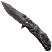 Master Collection Laser Etch Blade 4.75 Inch Closed Folding Knife