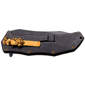 Master Collection Laser Etch Blade 4.75 Inch Closed Folding Knife