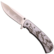 Masters Collection Laser Artwork Folding Blade Knife