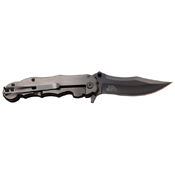 Masters Collection Aluminum Handle Folding Knife