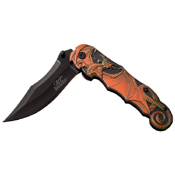 Masters Collection Aluminum Handle Folding Knife