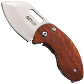 MTech USA 2.8 Inch Wood Handle Folding Knife