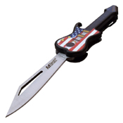 MTech USA MT-1038POP Embossed Printed Folding Knife Set - 12 Pcs