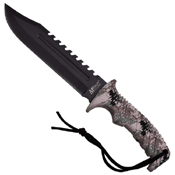 M-Tech USA Digital Camo Nylon Fiber Handle Fixed Blade Knife