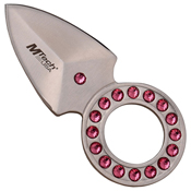 MTech USA 3mm Thick Fixed Blade Knife w/ Kydex Sheath & Ball Chain