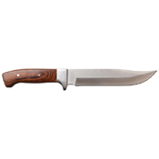 MTech USA 5 Inch Polished Pakkawood Handle Fixed Knife