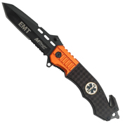 MTech USA 4.5 Inch Closed Half Serrated Folding Knife