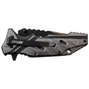 MTech USA 3.5 Inch Two Tone Blade Folding Knife