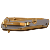MTech USA Tinite Coated & Satin Handle Folding Knife